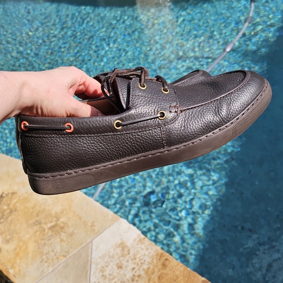 Fitflop LawerenceBOAT SHOES 030 MOKA shoes 11 - Picture 4 of 14